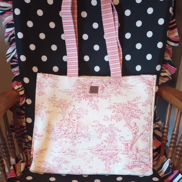 Other - Retro/Vintage Style Medium Toile Tote/Bag